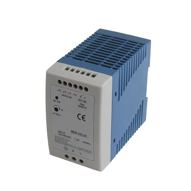 MDR 100 din рейка питания 90 Вт 12 В 7.5A импульсный источник AC 110 В/220 трансформатор в DC ac dc
