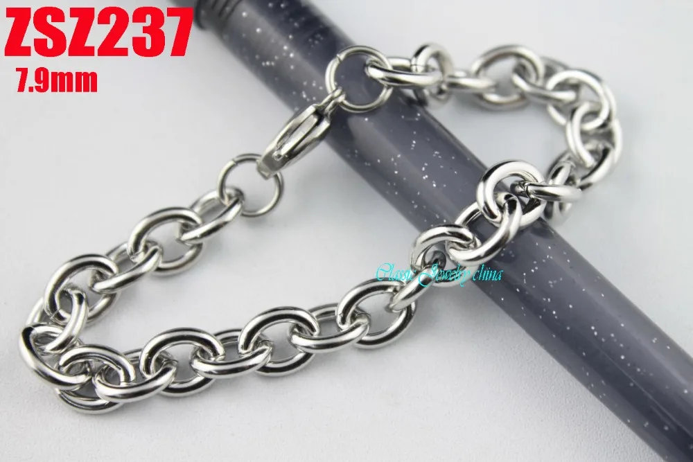 7 9 мм большая цепочка с крестом из нержавеющей стали искусственное кружево