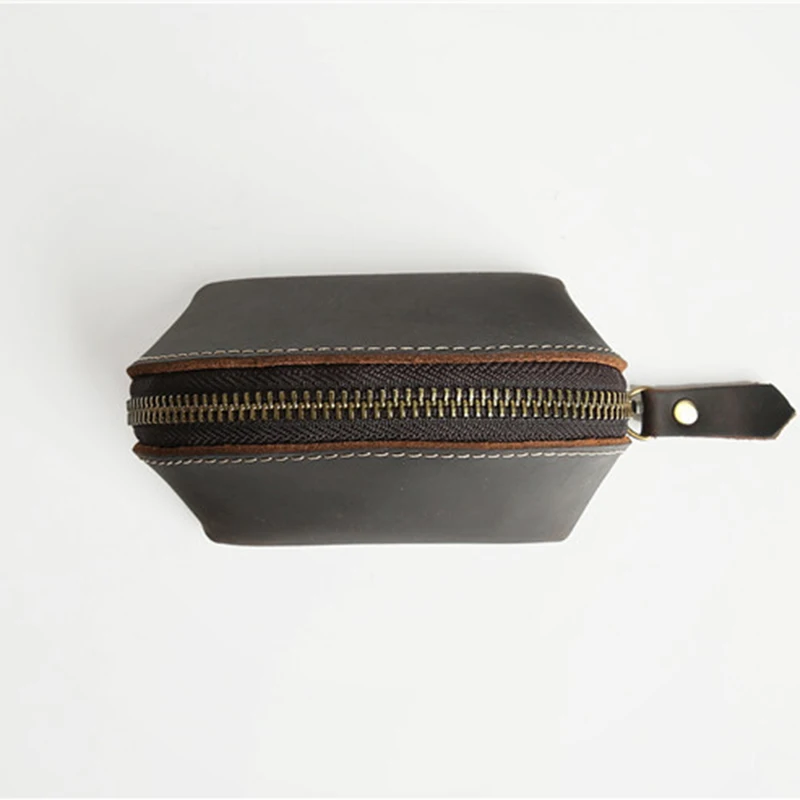 Портмоне SIMLINE из натуральной кожи для мужчин и женщин винтажный маленький мини