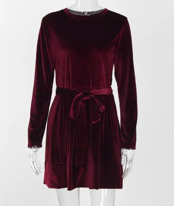 Бархатное вечерние Новинка весна-осень 2021 соблазнительное однотонное