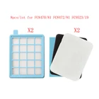 Hepa фильтр и МОТОРНЫЙ ФИЛЬТР, впускные и выхлопные поролоновые фильтры для Philips PowerPro FC847081 FC847281 FC847381 FC952319