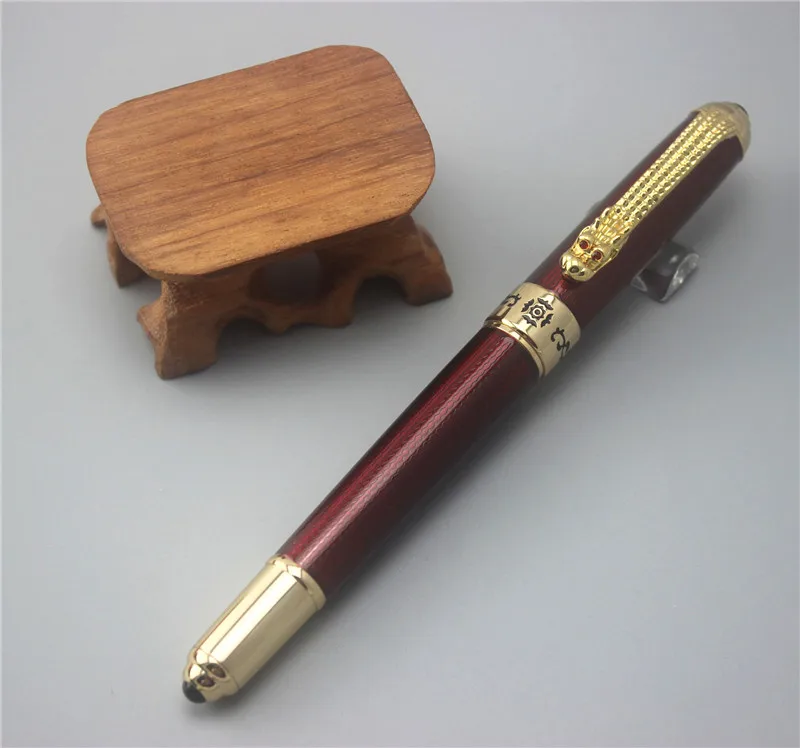 

JINHAO 100 rollerball pen School Office supplies man women high quality metal caneta send 2pcs refills
