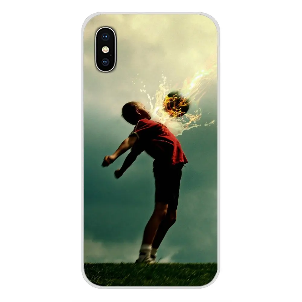 Прозрачный чехол из ТПУ для Xiaomi Redmi Note 6A MI8 Pro S2 A2 Lite Se MIx 1 Max 2 3 Oneplus 6T Fire Football Soccer Ball |