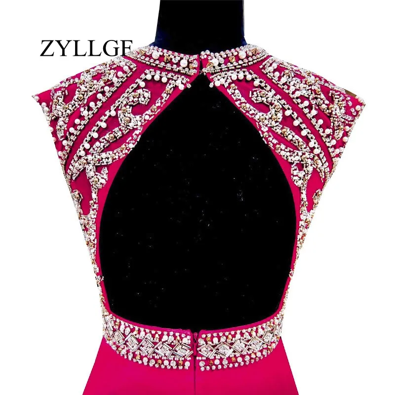 ZYLLGF длинное платье для свадебной вечеринки 2018 ТРАПЕЦИЕВИДНОЕ ПЛАТЬЕ с круглым