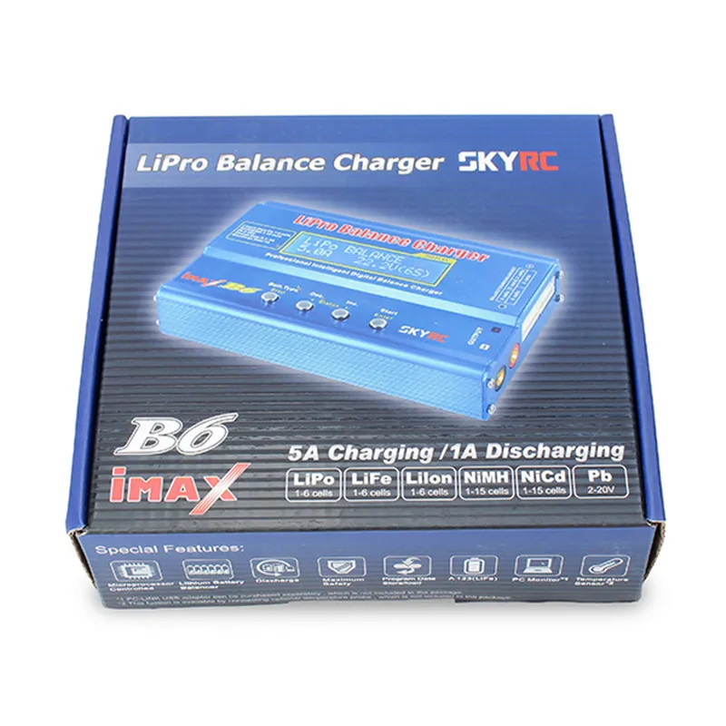 Оригинальный аккумулятор SKYRC IMAX B6 RC Lipo NiCd NiMh в наличии цифровое балансирующее