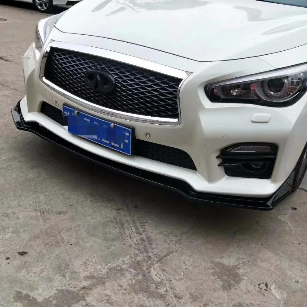 Для Infiniti Q50 Q50S Sedan 4 дверный передний спойлер из полипропилена бампер 2013