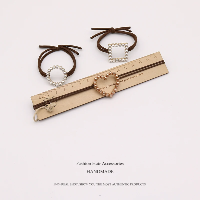 Эластичные кофейные резинки для волос Euhra Женские Геометрические эластичные с