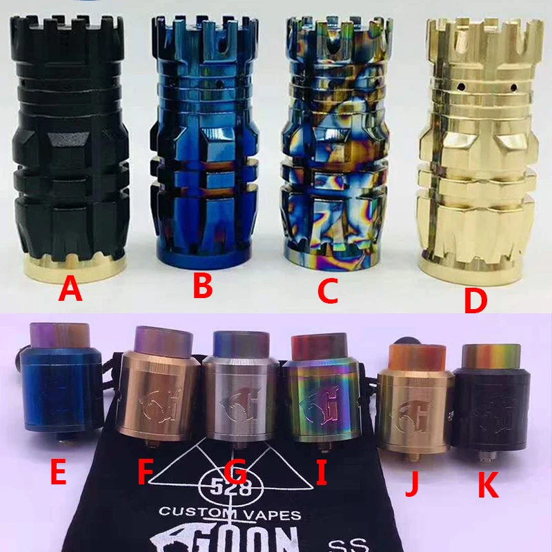 Новейший набор модов Predator Mini с Goon V1.5 RDA 18350 Аккумуляторный механический мод