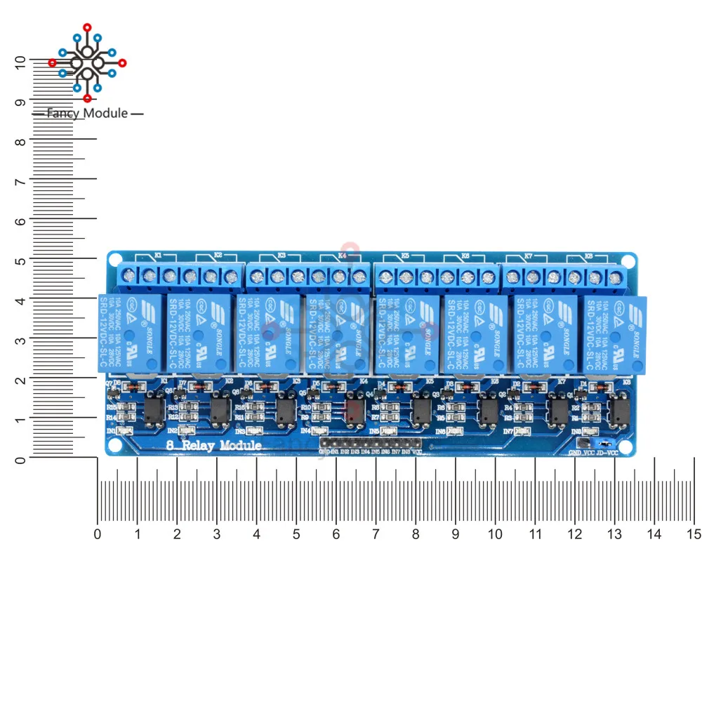 DC 12 В 8 канальный релейный модульный оптрон для Arduino UNO 2560 1280 ARM PIC AVR высокое