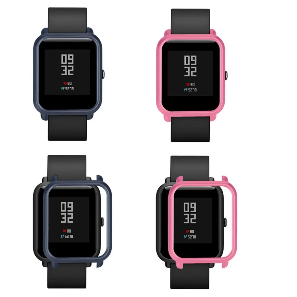 Чехол для ПК для Xiaomi Huami Amazfit Bip Youth Watch с защитой экрана Защитный чехол умных часов аксессуары