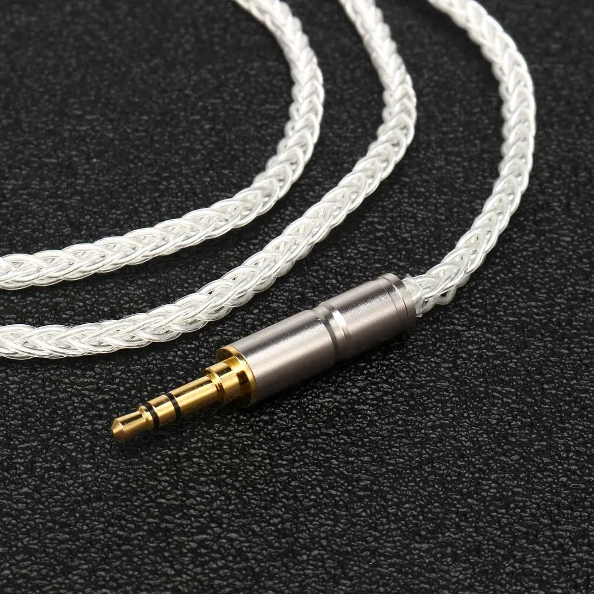 Silver 6n 3.5mm BGVP DM6 DMG 6N OCC 8 Core MMCX кабель для наушников Обновление 3,5 мм 4,4 мм 2,5 мм Балансирующий кабель аудиофил для SE864 FX1100 535 - Цвет: Silver 6n 3.5mm