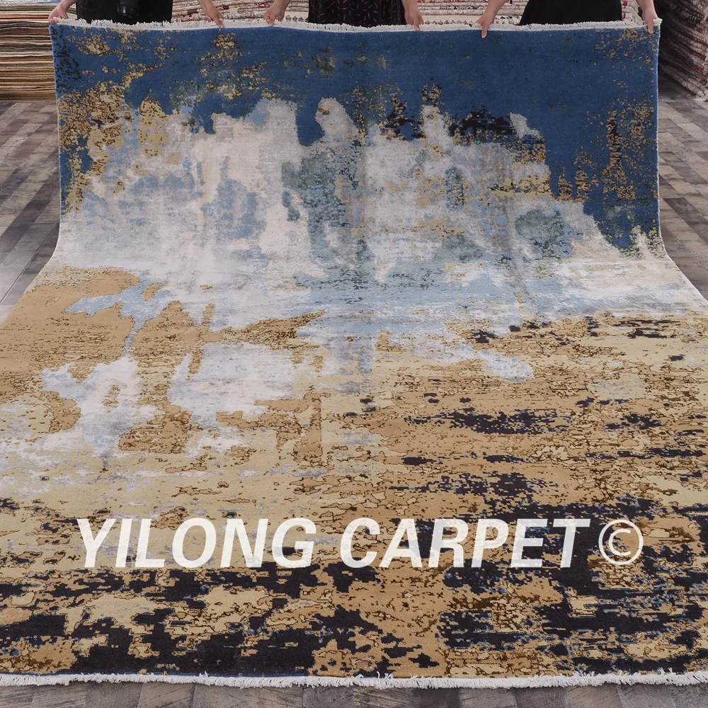 YILONG 8 3 &quotx 10&quot классический ковер из китайской шерсти шерстяной в стиле East WaterColor