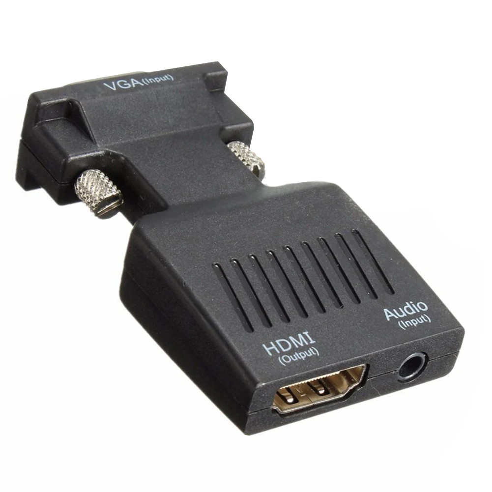 1080P VGA папа HDMI Женский адаптер конвертер с USB аудио кабелем|vga male to hdmi|to hdmihdmi female |