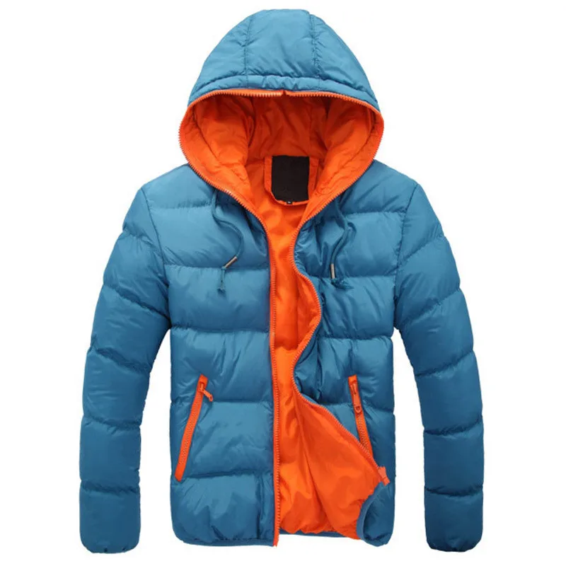 Зимние Для мужчин куртка новинка 2017 года бренд высокое качество Карамельный цвет