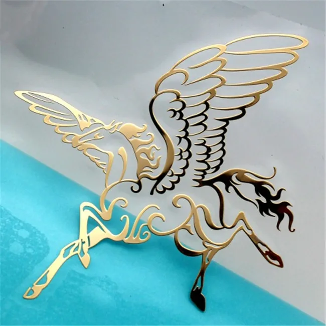 Пользовательская Гальваническая никелевая металлическая наклейка индивидуальная модная блестящая