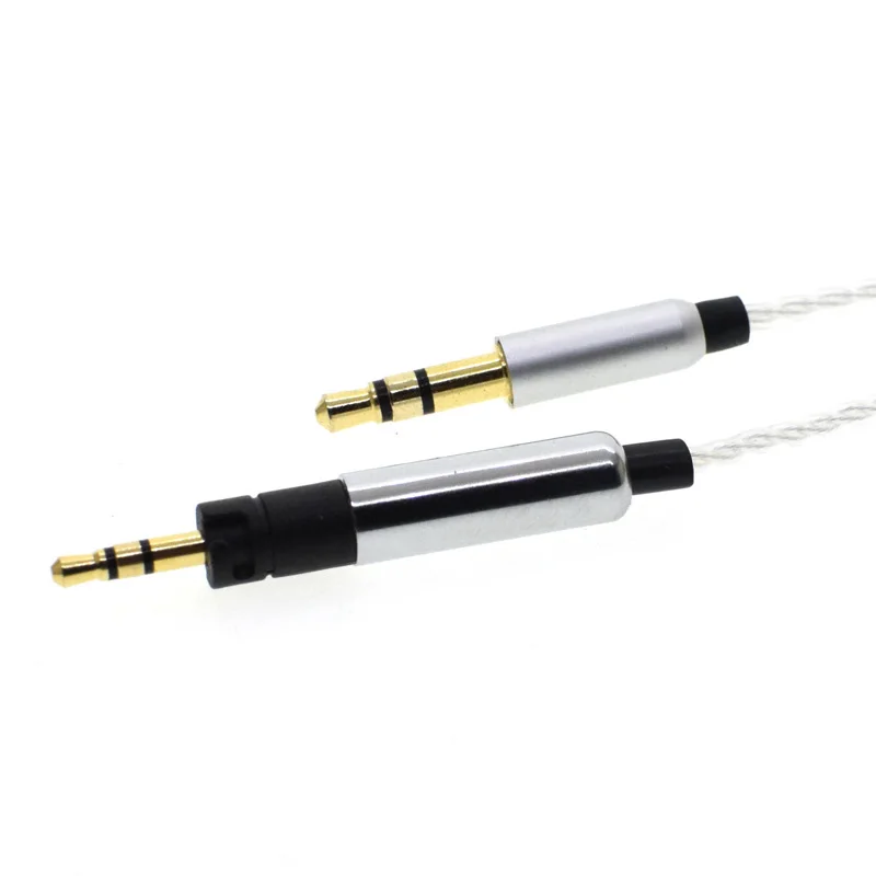 

TD88 Headphone Cable for Sennheiser Momentum 1.0 2.0 Replacement Upgraded Silver Plated Audio Cords 3.5mm to 2.5mm Jack Wire