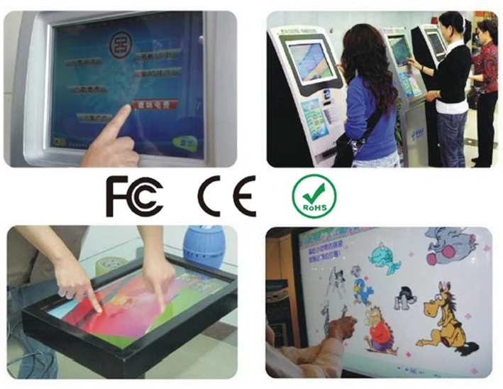 Бесплатная доставка 4 реальных сенсорных точки 70 дюймовая ИК сенсорная панель с