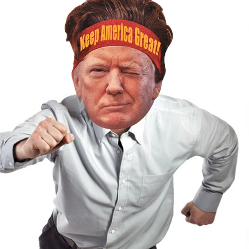 Новое поступление Забавный Трамп косплей с маской для лица картонные маски на Хэллоуин Карнавальный костюм нарядный подарок для мужчин