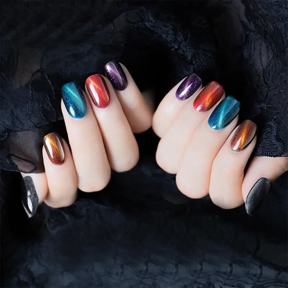 7 мл блестящий гель для ногтей кошачий глаз лак искусство макияж УФ светодиодный