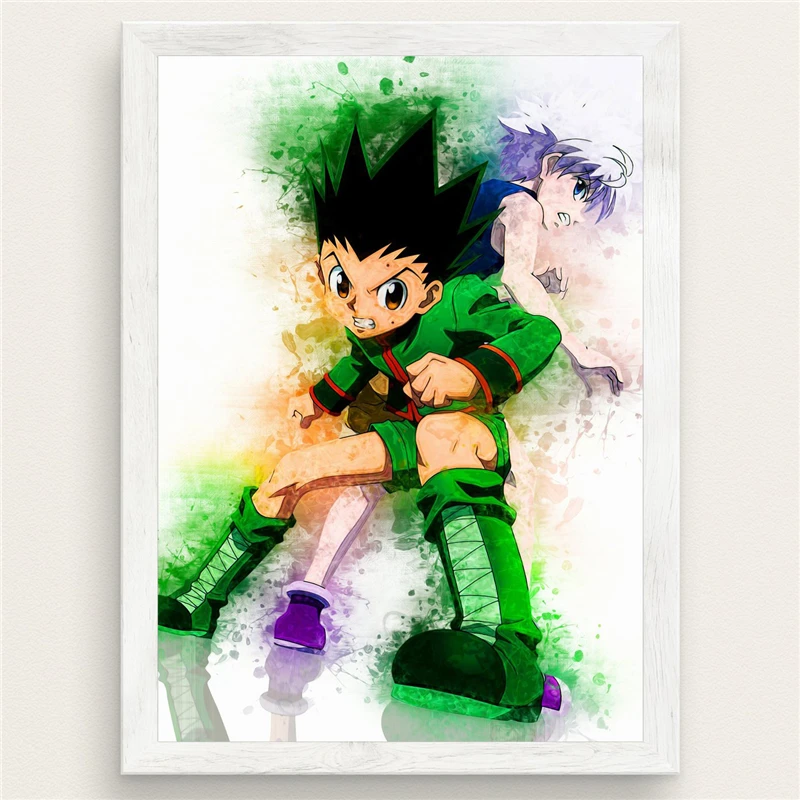 Gon And Killua Hunter X аниме настенная живопись холст Постер и печать декоративная