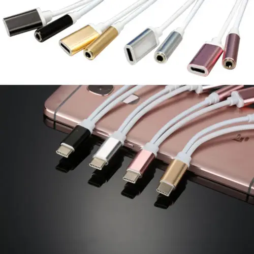 USB Разветвитель для наушников с разъемом типа C на 3 5 мм|Переходники и адаптеры| |