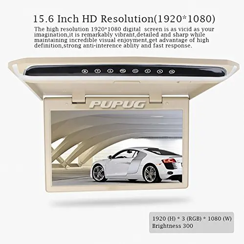 15 6 &quotАвтомобильный видеоплеер с креплением на крыше монитор HDMI 1920x1080