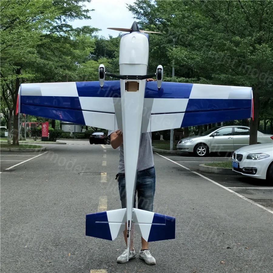 Модель полета Slick 540 78 &quot50CC 7ch Balsa дерево фиксированное крыло газа ARF RC самолет 3D