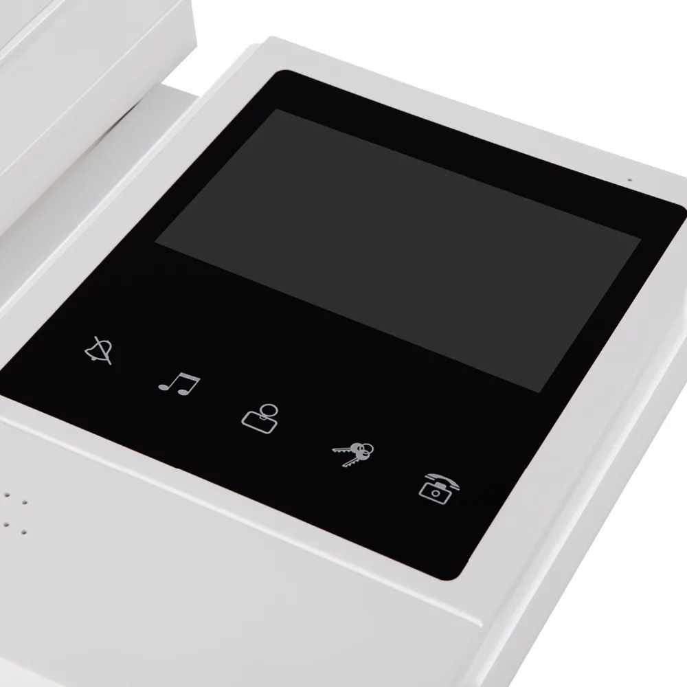 SmartYIBA Wired Video Doorphone 4.3 Inch Color Touch Screen Monitor Intercom Doorbell Ring Rfid Inductive Card Unlock IR | Безопасность