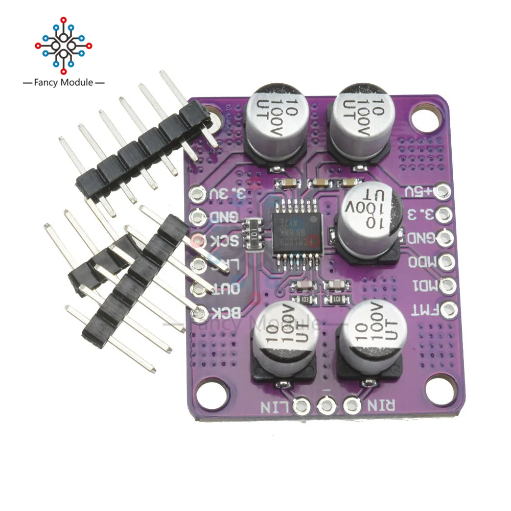 PCM1808 105dB SNR аудио стерео ADC односторонний Аналоговый Входной декодер 24bit усилитель