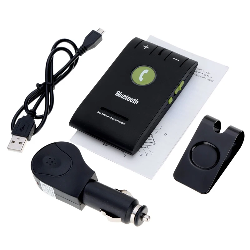 Hands free AUX Bluetooth гарнитура для авто Автомобильная 6e Гарнитуры Free Car Kit Громкая
