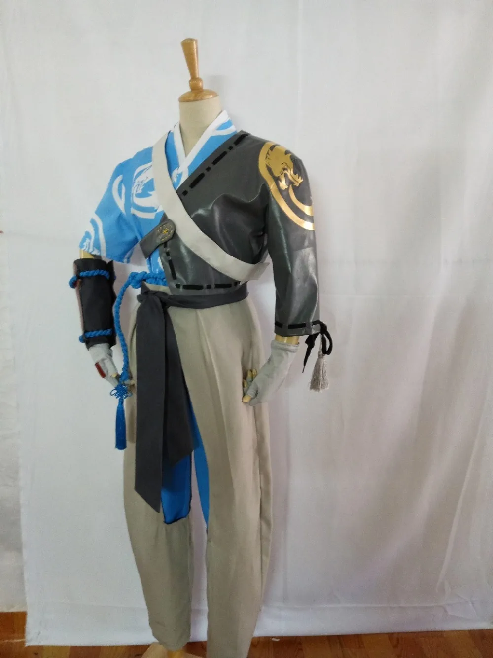 Подгоняйте Overwatch Hanzo Skin Young Master косплей костюм наряд|Игровые костюмы| |