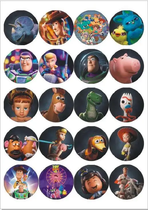 20 шт. игрушка Вуди из мультфильма Buzz Cup топпер для торта детей день рождения