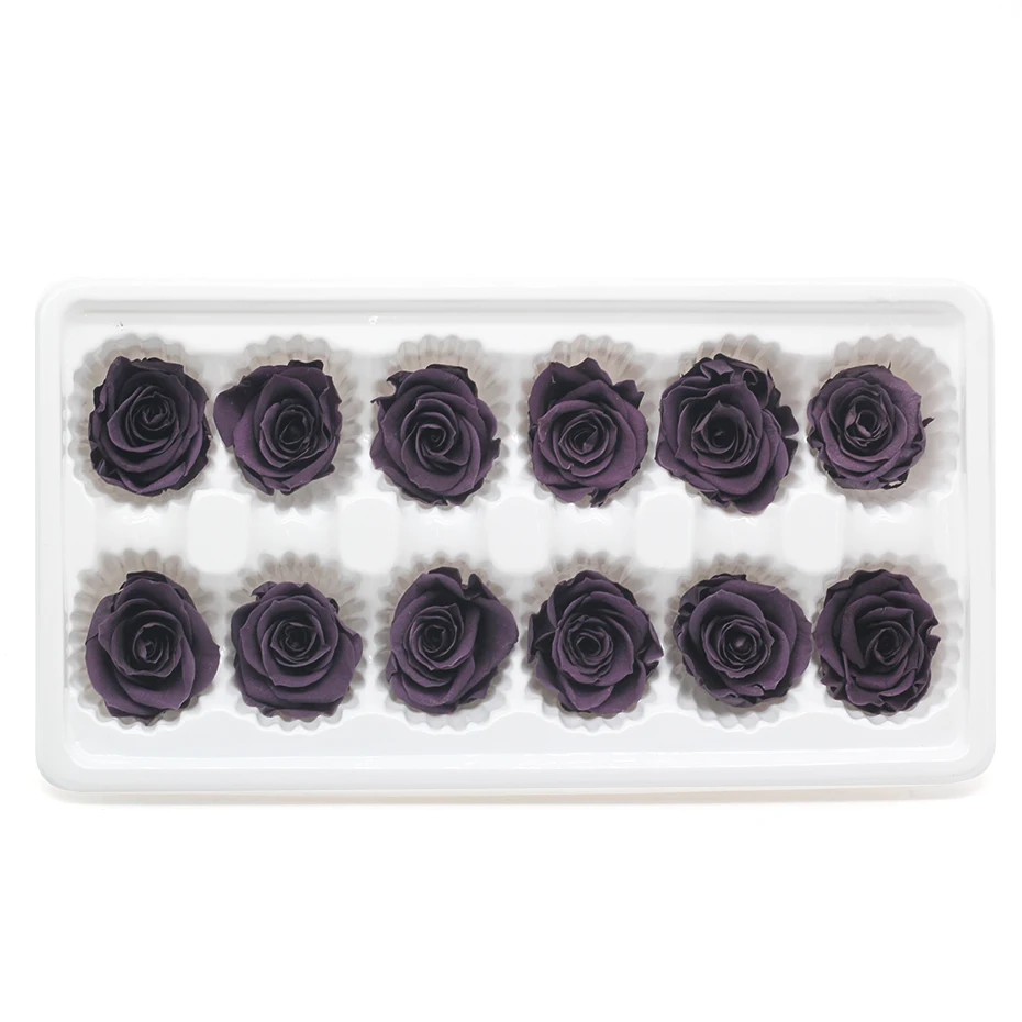Настоящая Роза Eternelle Doos Natuurlijke Bewaard Bloem Rose 3-4 см Onsterfelijke Rose Valentijnsdag Gift Fleur Eternelle - Цвет: 036
