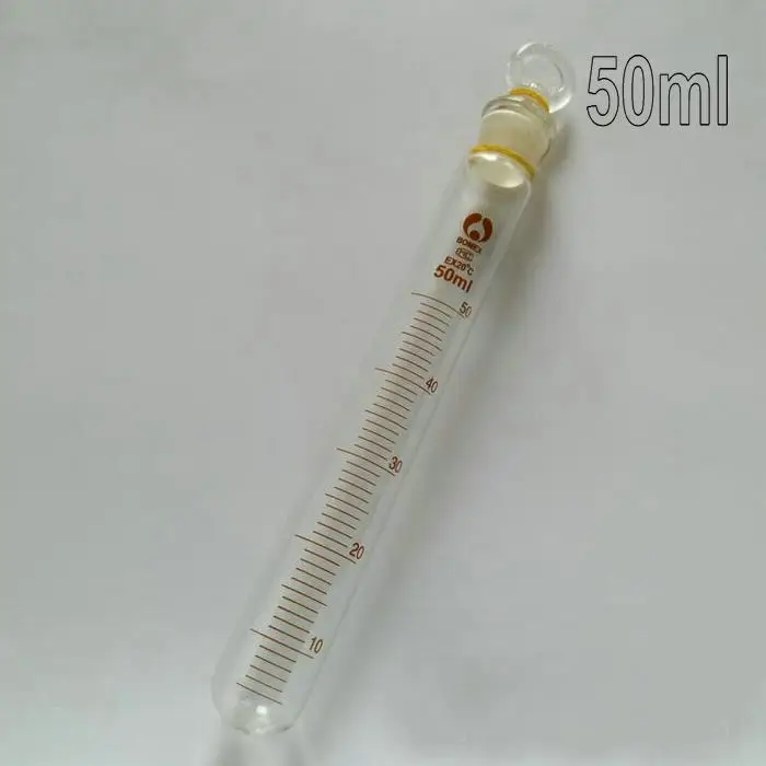 5 шт./лот тестовая трубка из стекла с отверстиями 50 мл|glass test tube|test tubegraduated tube |
