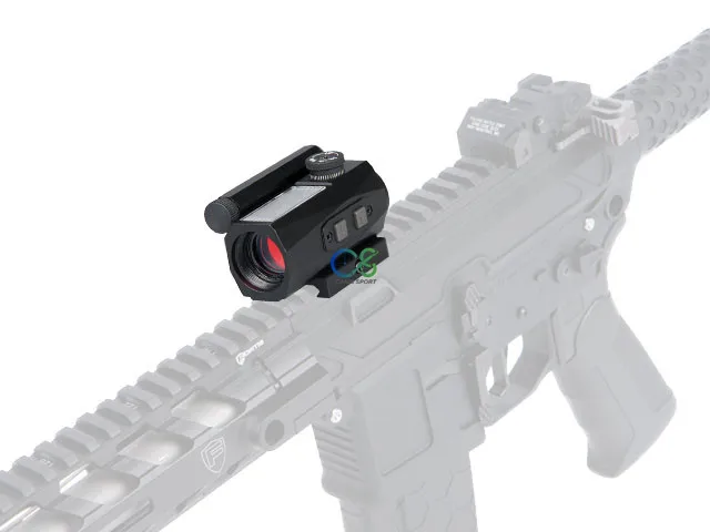 Canis Latrans 1x20 Солнечная красная точка 2MOA Reddot прицел увеличение 1X Черный алюминиевый сплав для наружного охоты gs2-0104