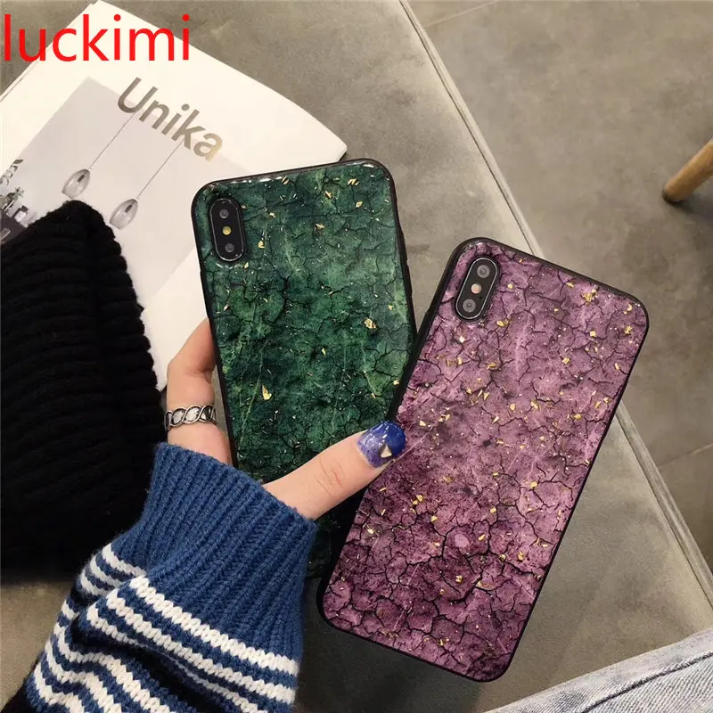 Чехол для Xiaomi Mi 8 Lite SE A2 A1 6X 5X Note Mix 3 2 2s Gold Bling Marble |
