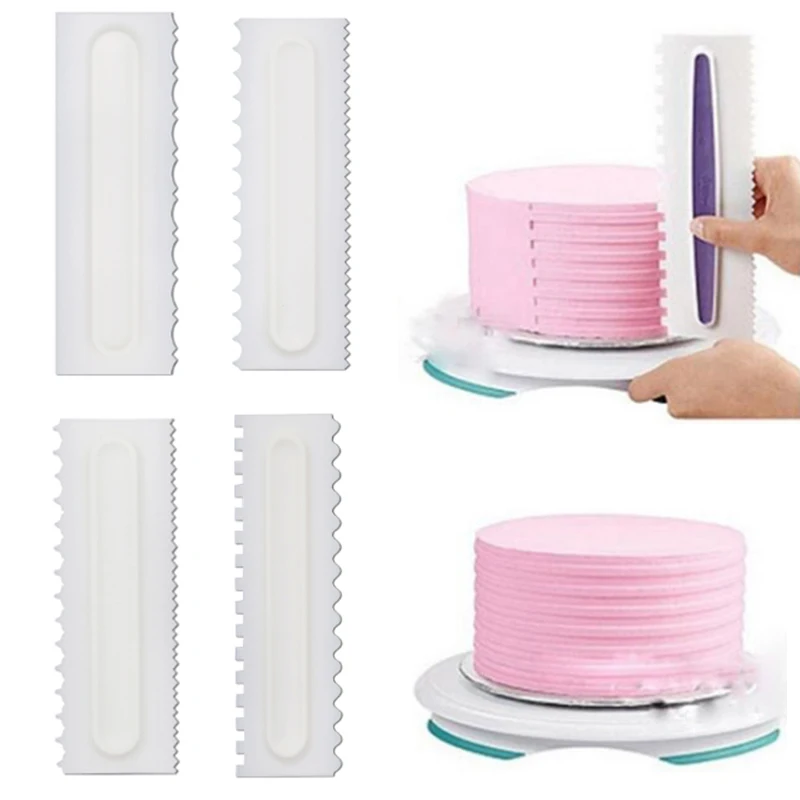 1 шт. Расческа для украшения тортов скребок торта более гладкий Женский патели