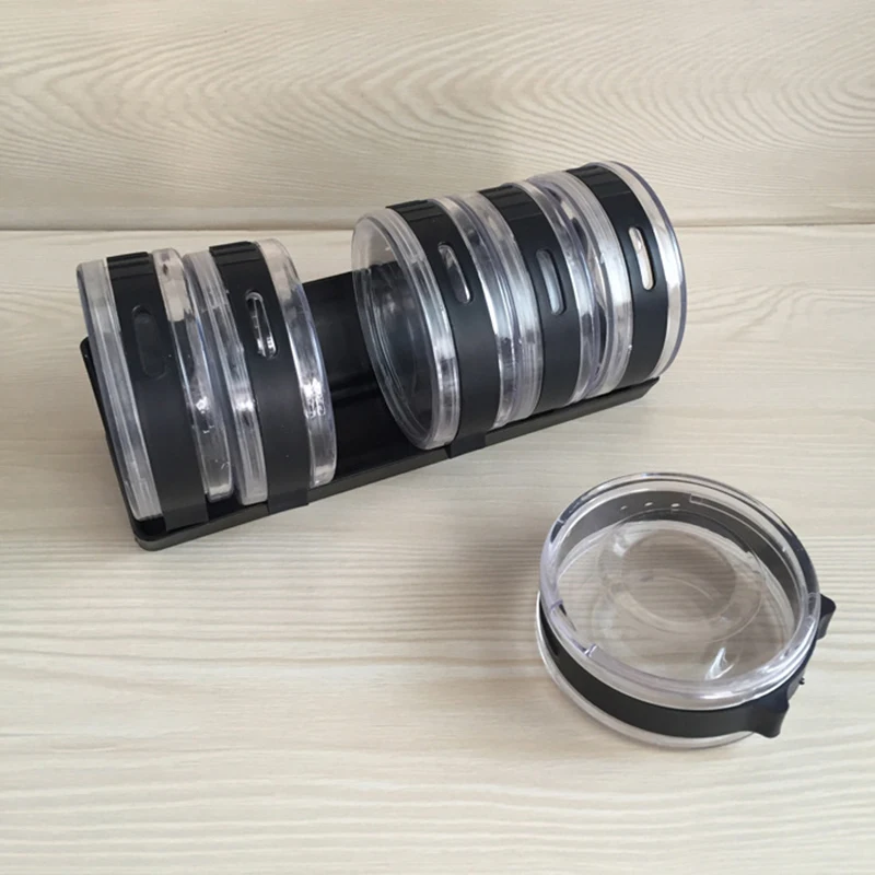 2021 новые творческие 6 шт./компл. прозрачный приправы банки Кухня Cylindra специй