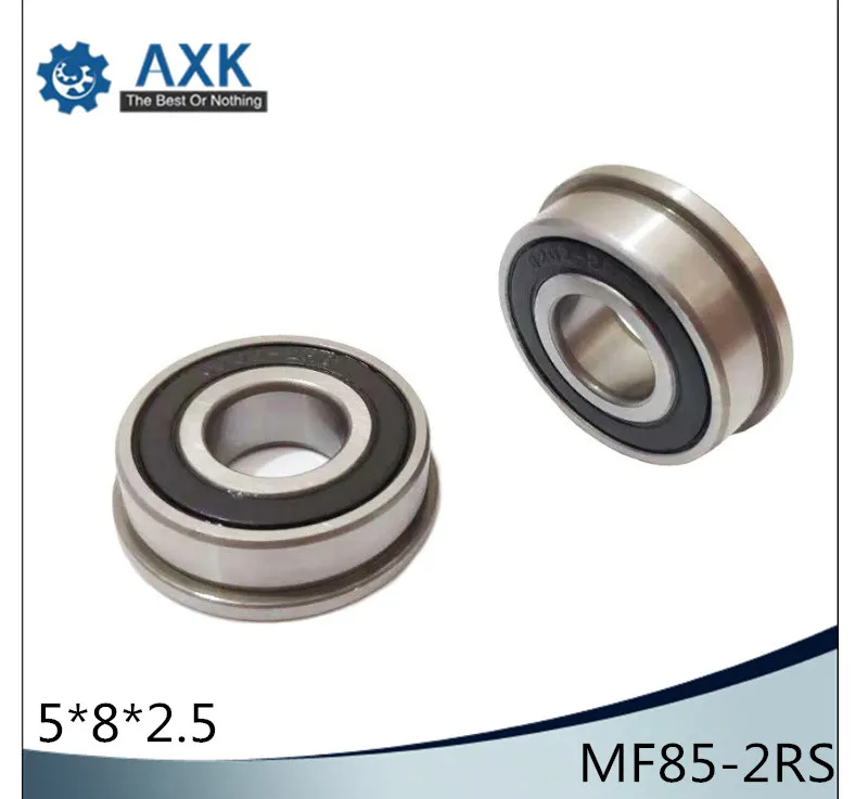 MF85-2RS подшипник 5x8x2 5 мм (10 шт.) ABEC-1 Миниатюрный фланцевый MF85RS упорные шариковые