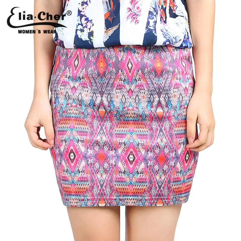 Карандаш Юбки миди юбка Eliacher Марка случайные женщины одежду шик элегантный