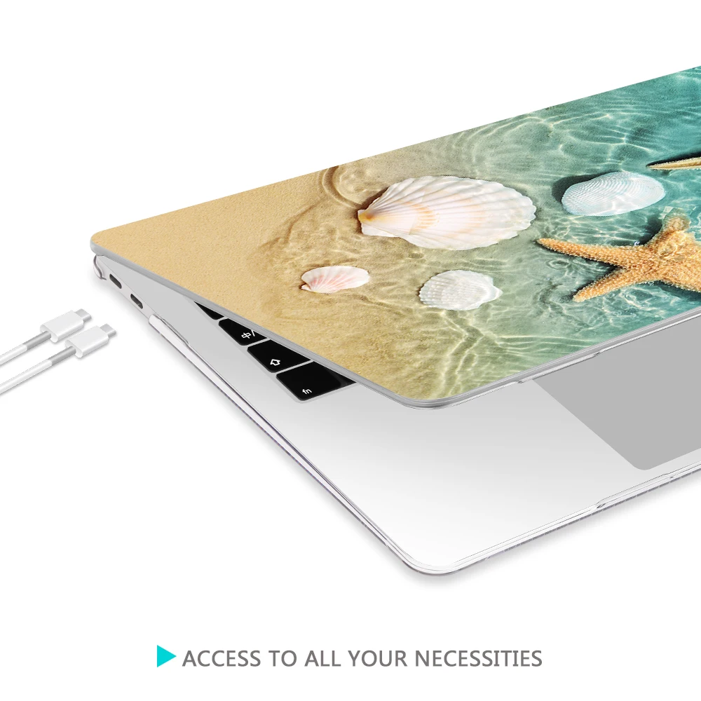 Redlai Starfish Case For Macbook Air Pro Retina 11 12 13 15 16 inch Touch Bar 2020 Laptop Cover MacBook A2179 | Компьютеры и офис