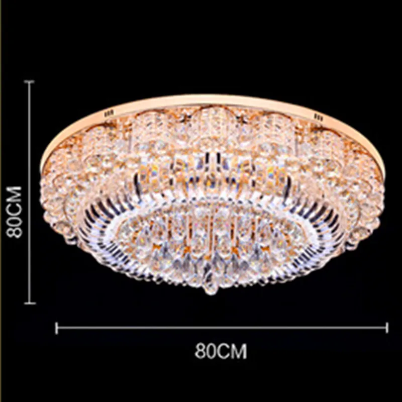 Светодиодная лампа для гостиной в современном стиле с кристаллами спальни