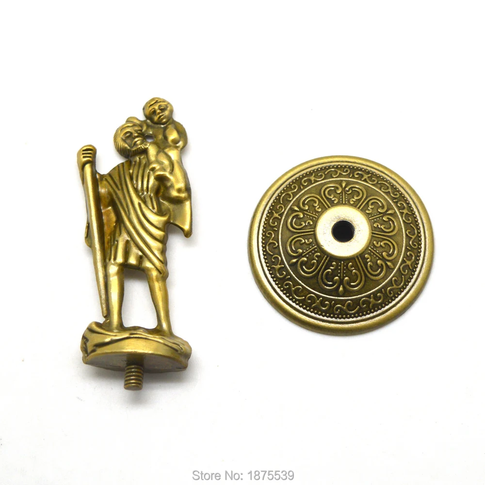 St Christopher защитит США католическое классическое Украшение 9 см Высота | Украшения и