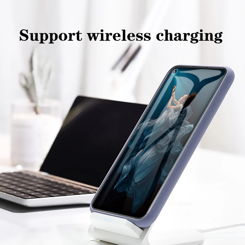 Оригинальный тонкий жидкий силиконовый чехол KEYSION для Huawei Honor 20 Pro 10 Lite 10i гелевый