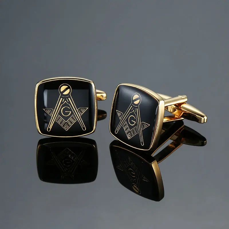 Роскошные высококачественные запонки слон рыба корона свободные красные