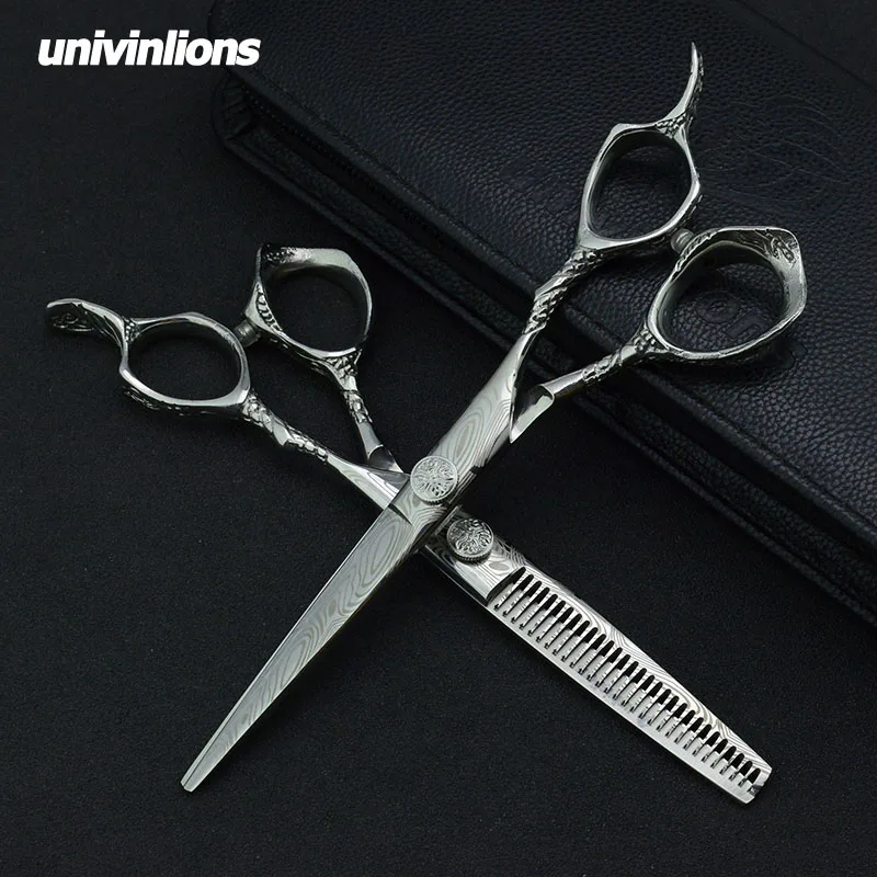 6 &quotДракон Япония Парикмахерские ножницы филировочные Профессиональные