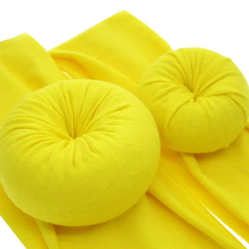 Повязка для мамы и дочки Naturalwell разноцветные повязки на голову с пончиком