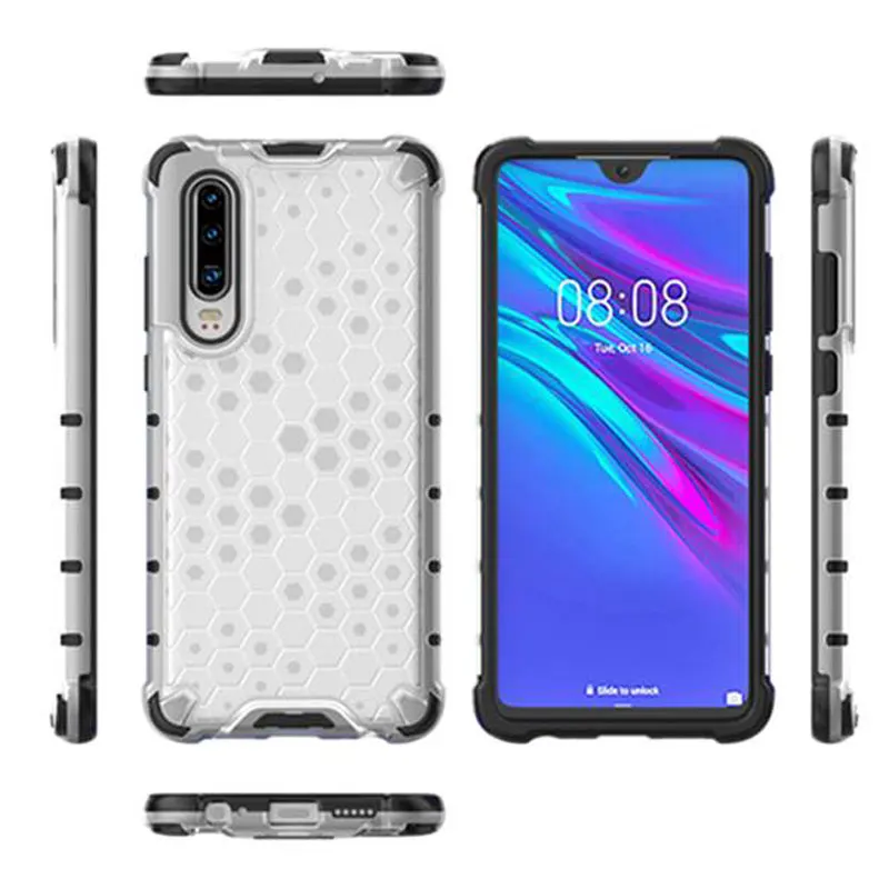 Чехол в виде сот для Huawei P30 Pro Lite Mate20 чехол телефона Y6 Y7 Y9 2019 Honor 8X | Мобильные