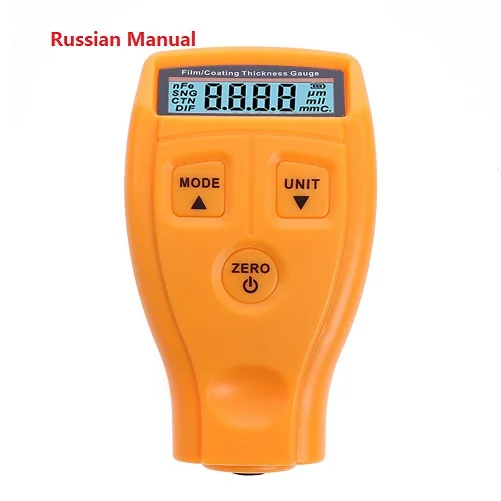 b Прибор для измерения толщины покрытий, руководство по России, GM200, прибор для измерения толщины покрытий, тест er, ультразвуковая пленка, мини-тест на окраску автомобиля - Цвет: b