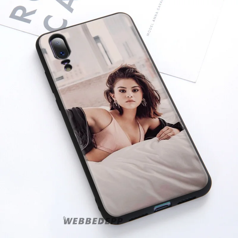 Мягкий чехол WEBBEDEPP Selena Gomez Singer для Huawei P30 P20 Pro P10 P9 Lite 2017 P Smart 2019 и Nova 3 3i Y9 |